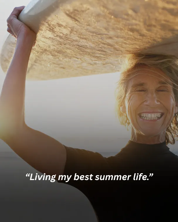 Living my best summer life.