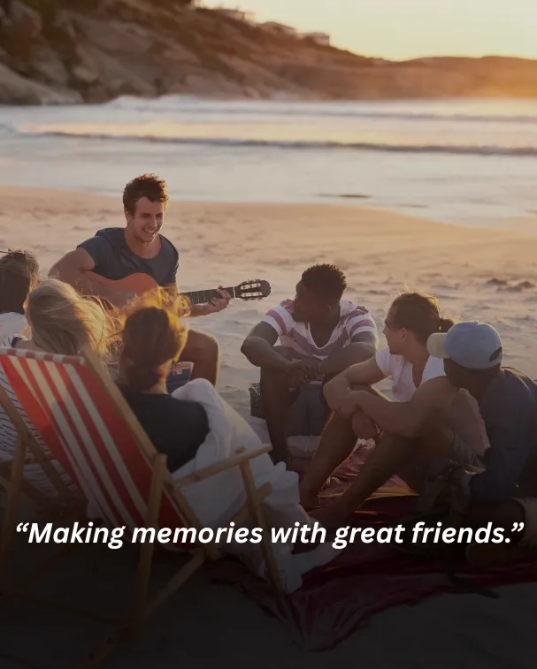 Making memories with great friends.