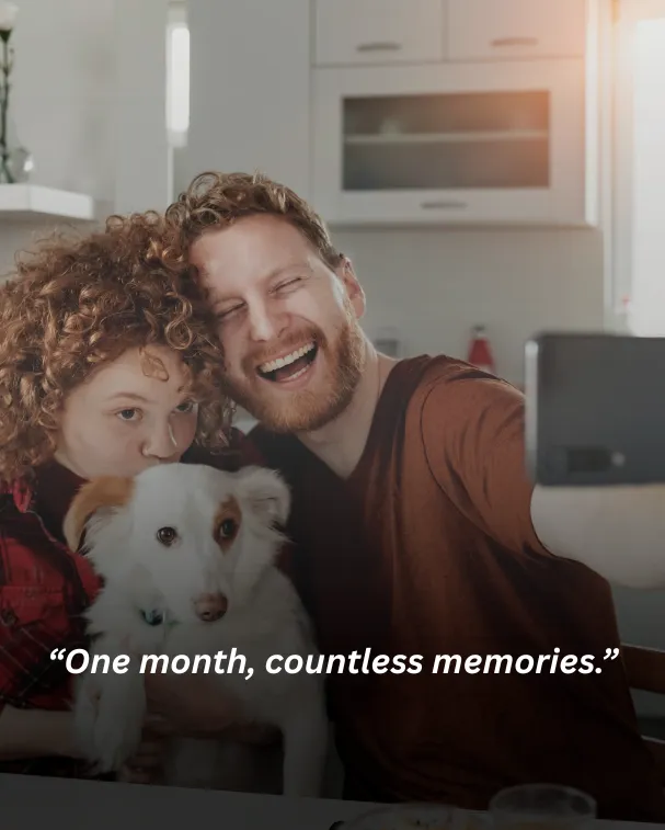 One month, countless memories.