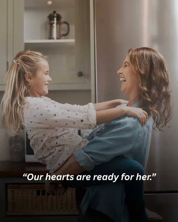 Our hearts are ready for her.