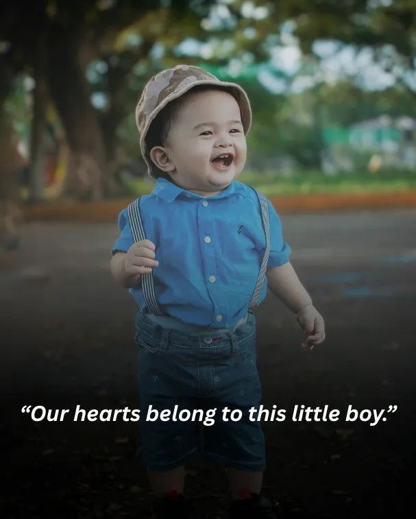Our hearts belong to this little boy.