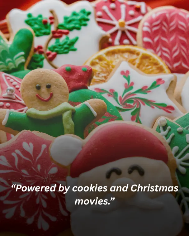 Powered by cookies and Christmas movies.