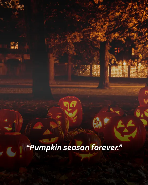 Pumpkin season forever.