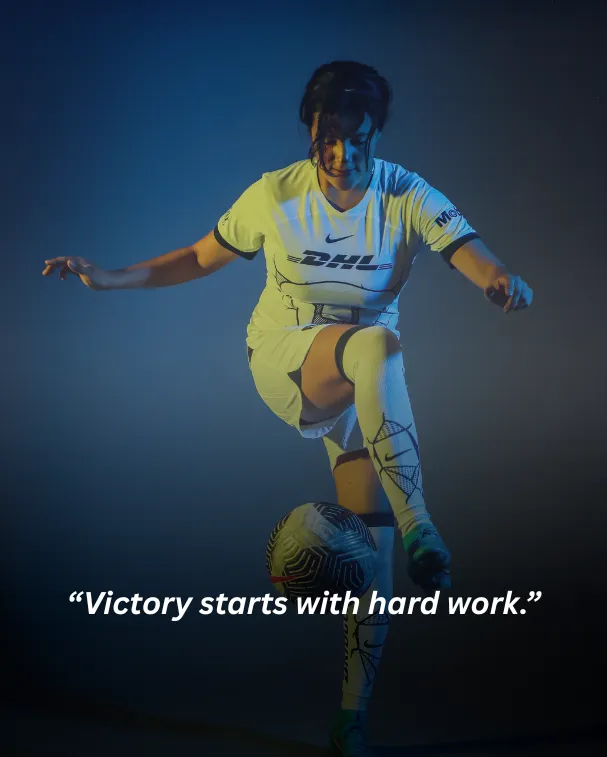 Victory starts with hard work.