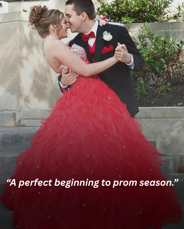 A perfect beginning to prom season.