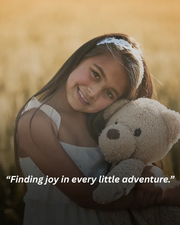 Finding joy in every little adventure.