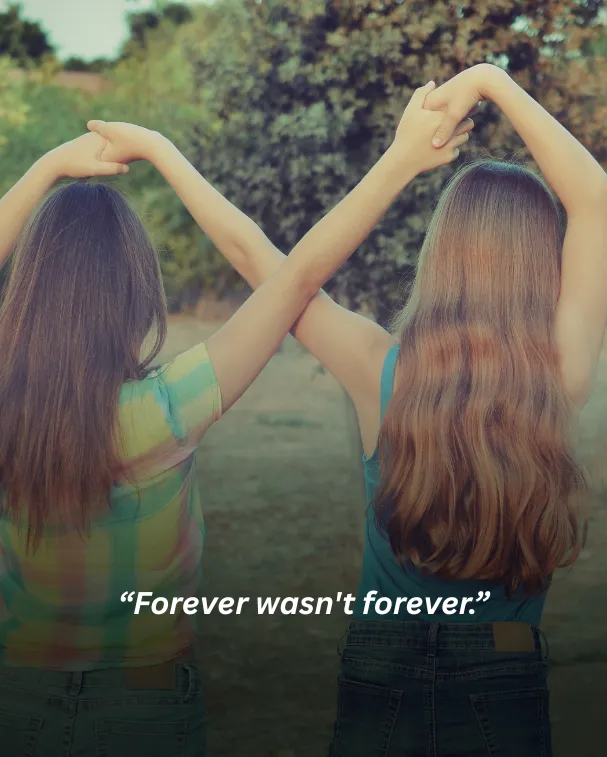 Forever wasn't forever.