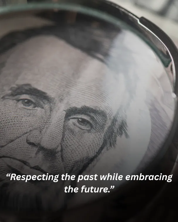 Respecting the past while embracing the future.