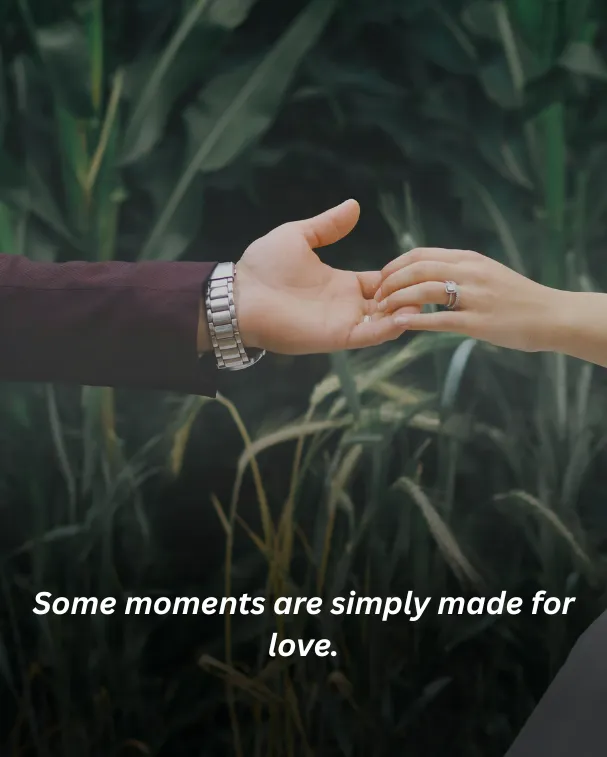Some moments are simply made for love.